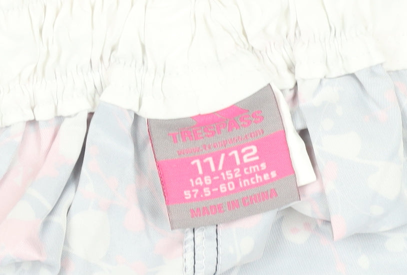 Trespass Girls' Multicoloured Shorts 11-12 Years Elastic Waist