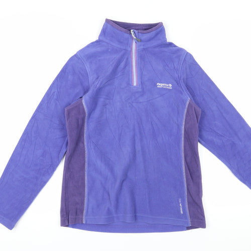 Regatta Women's Purple Pullover Fleece Sweatshirt Size 10