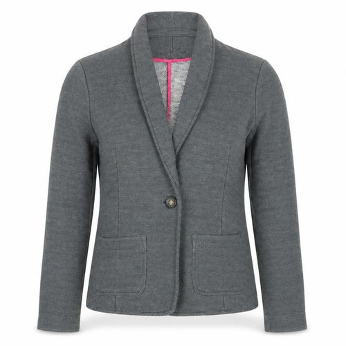 Banana Republic Women's Grey Blazer XS Shawl Collar