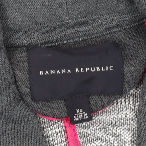 Banana Republic Women's Grey Blazer XS Shawl Collar