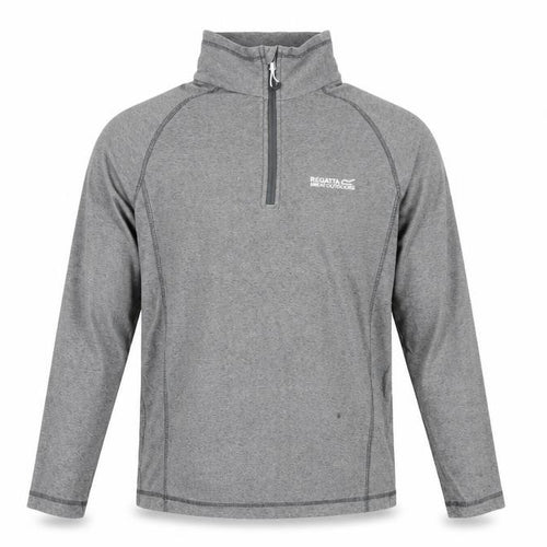 Regatta Men's Grey 1/4 Zip Sweatshirt S