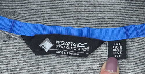 Regatta Men's Grey 1/4 Zip Sweatshirt S