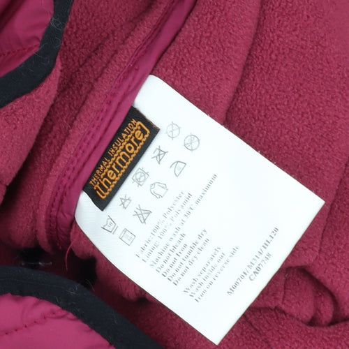 Henri Lloyd Men's Pink Quilted Winter Jacket L