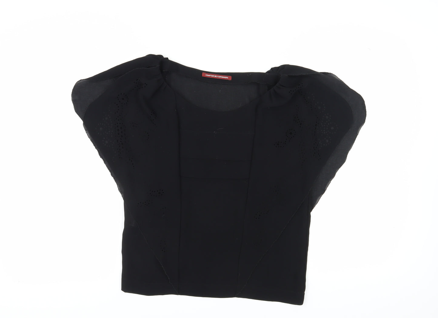Comptoir des Cotonniers Women's Black Tunic - Size 10