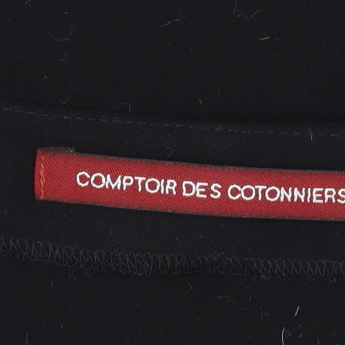 Comptoir des Cotonniers Women's Black Tunic - Size 10