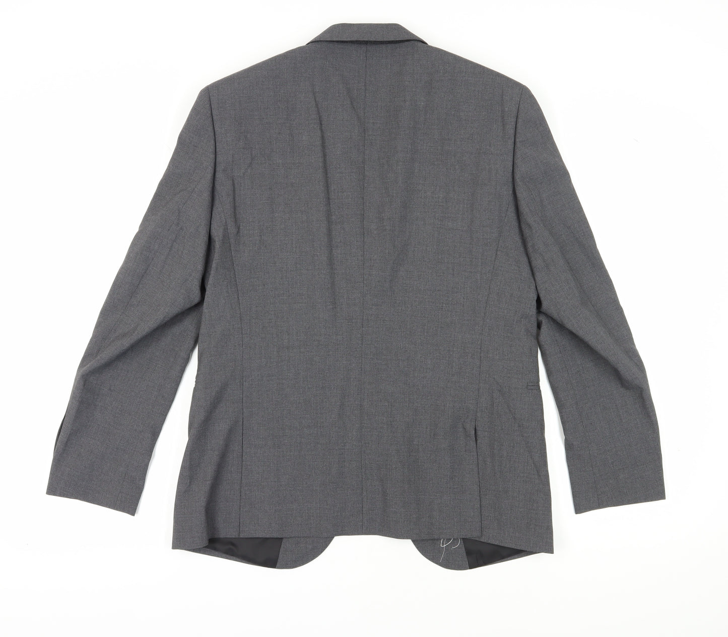 T.M. Lewin Men's Grey Blazer 40S Regular Fit Business
