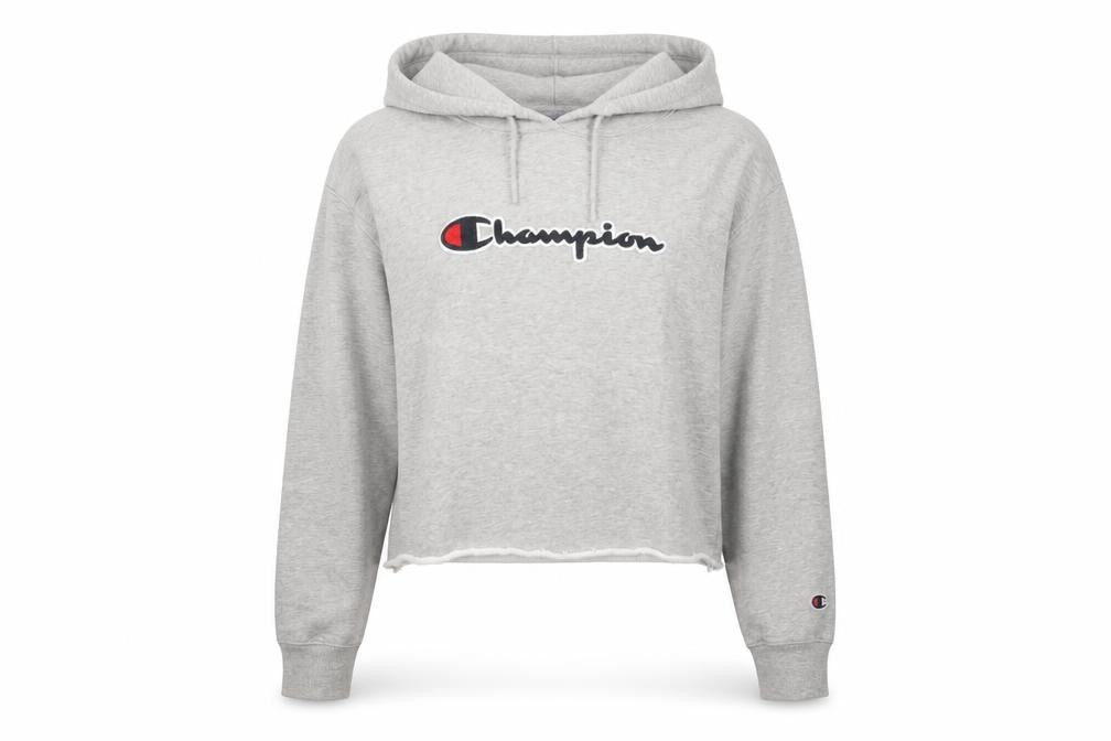 Champion Women’s Grey Pullover Hoodie Medium