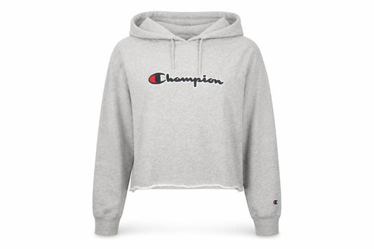 Champion Women’s Grey Pullover Hoodie Medium