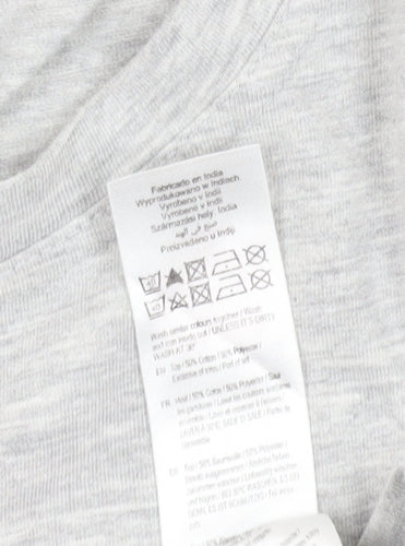 Harry Potter Unisex Grey T-Shirt, Size S, Long Sleeve