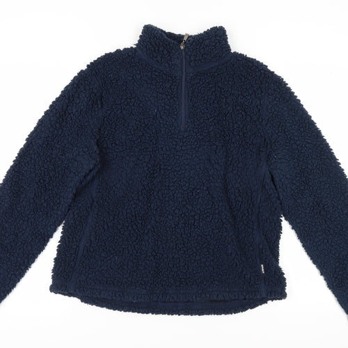 Alpine Spirit Blue Fleece Pullover Sweatshirt L Unisex
