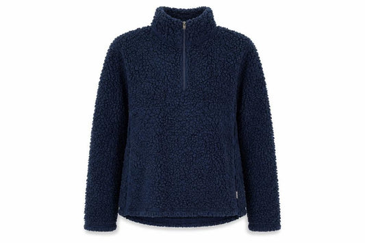 Front view of Alpine Spirit Blue Fleece Pullover Sweatshirt L unisex