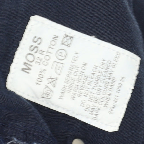 Moss Men's Blue Straight Jeans Size 32