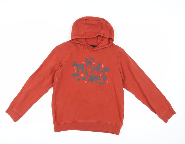 Mountain Warehouse Boys Red Pullover Hoodie, 13 Years, Graphic Print