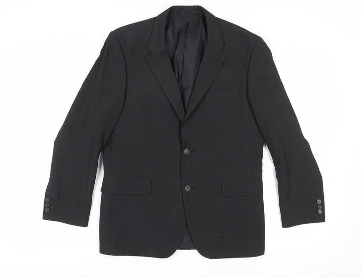 Thomas Nash Men's Black Short Blazer, Size 40S