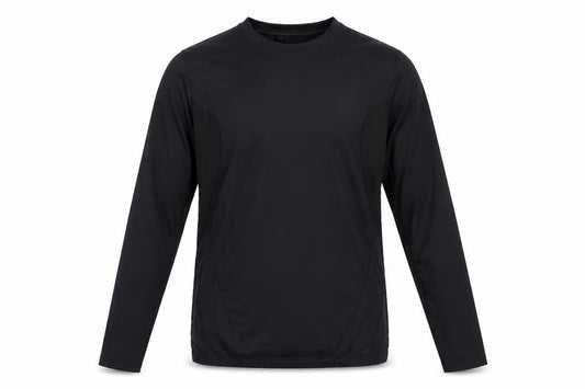 Front view of Sondico Men's Black Athletic T-Shirt, size M