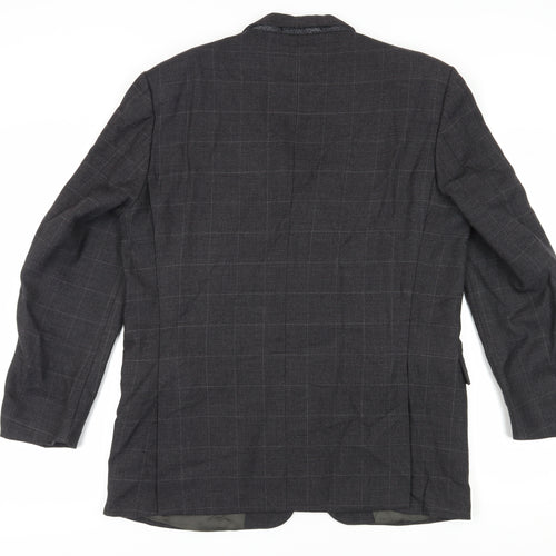 Pierre Cardin Grey Check Blazer, Men's 41R