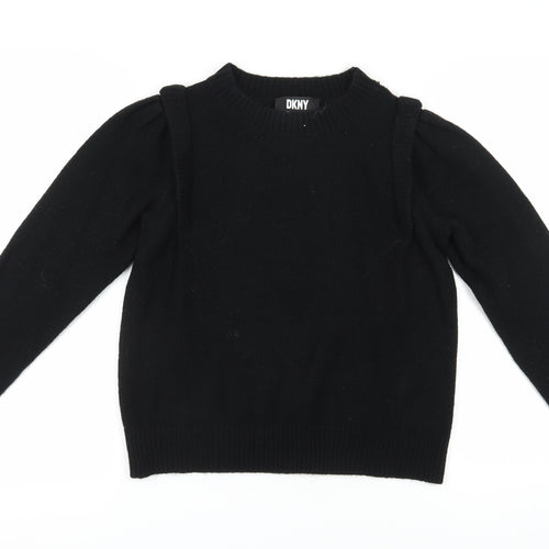 DKNY Women's Black Crew Neck Jumper M