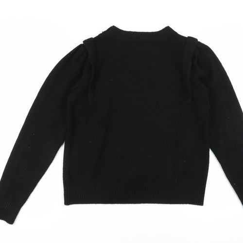 DKNY Women's Black Crew Neck Jumper M