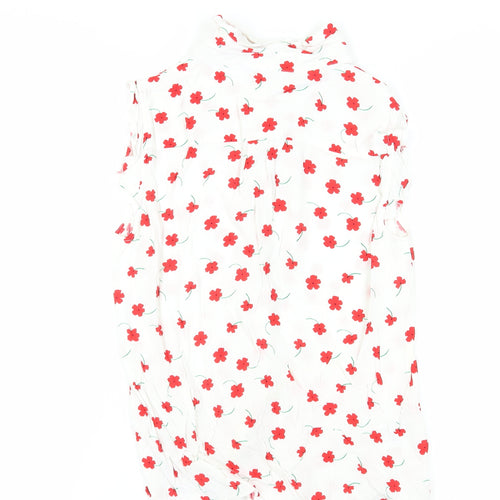 Laura Ashley Women's Floral Blouse, Size 8, Sleeveless