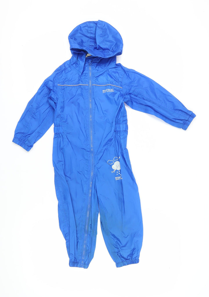 Regatta Boys Blue Snowsuit 9 Months Hooded Winter Outdoor
