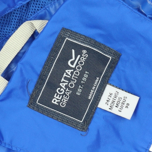 Regatta Boys Blue Snowsuit 9 Months Hooded Winter Outdoor