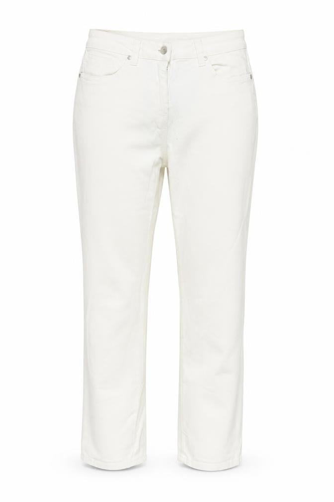 Debenhams Women's White Straight Leg Jeans, Size 10, Regular Fit