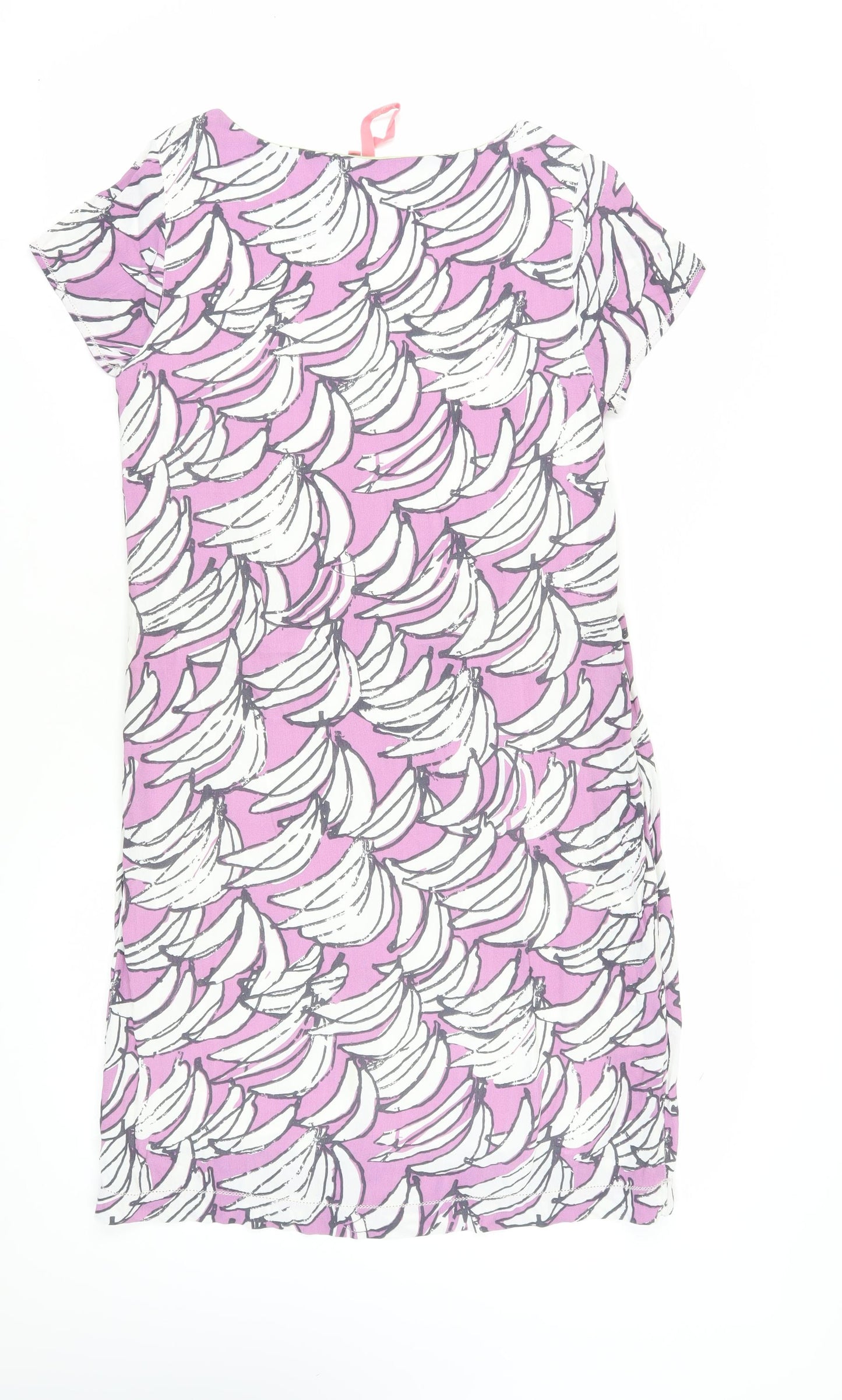 White Stuff Women’s Multicoloured Banana T-Shirt Dress Size 10