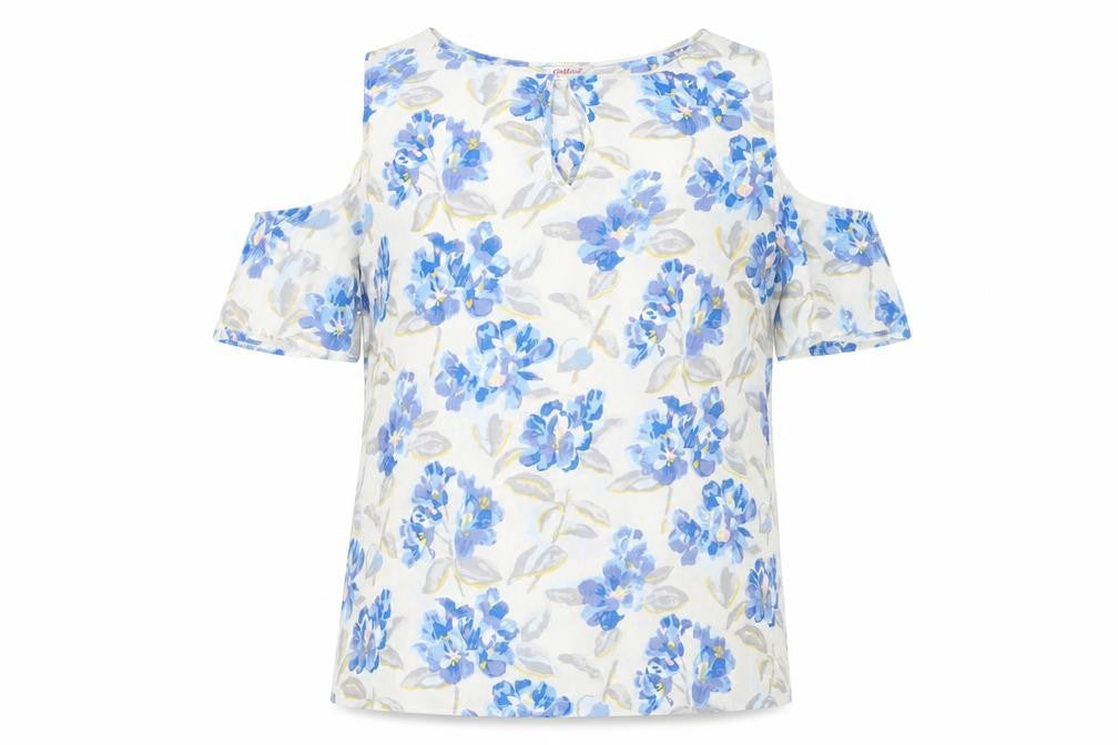 Front view of Cath Kidston Women's Multicoloured Floral Blouse