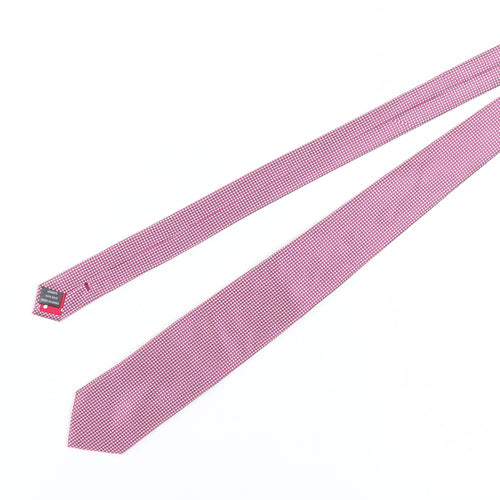 Jeff Banks Pink Polka Dot Silk Men's Tie
