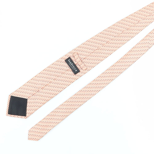 Van Heusen Men's Beige Geometric Silk Tie