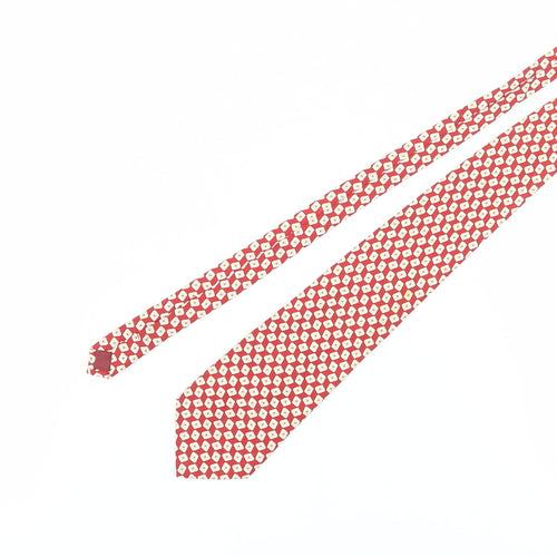 Austin Reed Men's Red Silk Designer Tie, One Size