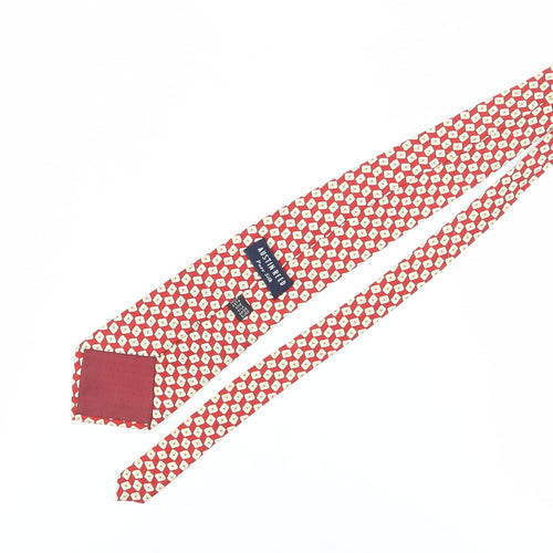 Austin Reed Men's Red Silk Designer Tie, One Size