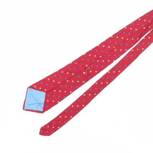 Austin Reed Men's Red Floral Silk Designer Tie