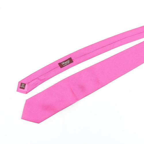 T.M.Lewin Men’s Pink Silk Handmade Tie