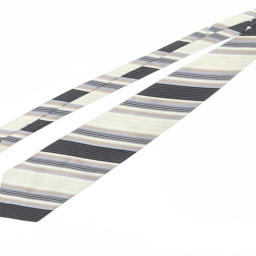 Van Heusen Men's Multicoloured Striped Silk Tie