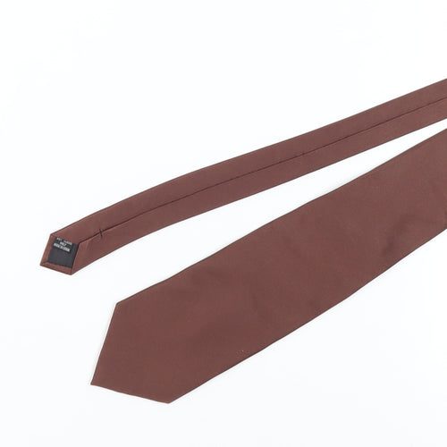 Pierre Cardin Men's Brown Silk Tie One Size