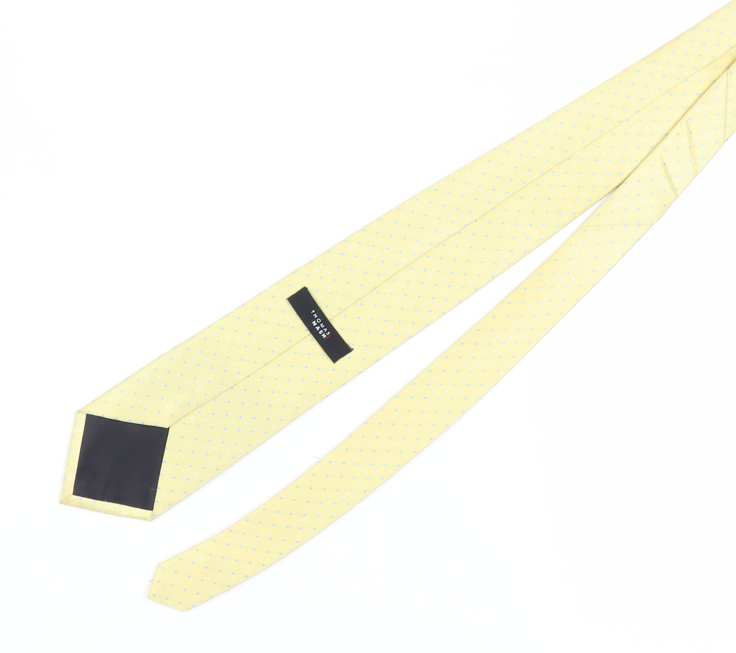 Thomas Nash Men's Yellow Polka Dot Tie One Size