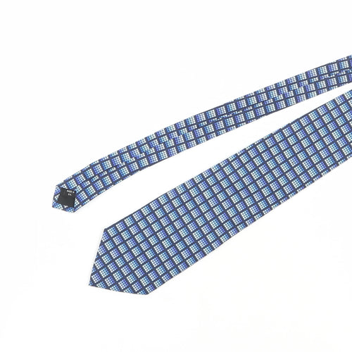 Van Heusen Men's Blue Geometric Silk Tie