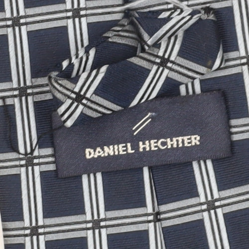 Daniel Hechter Men's Blue Plaid Silk Tie One Size