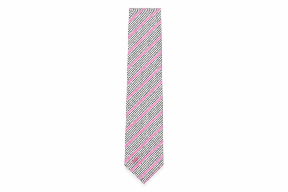 Front view of Jeff Banks Men’s Silk Multicoloured Designer Tie