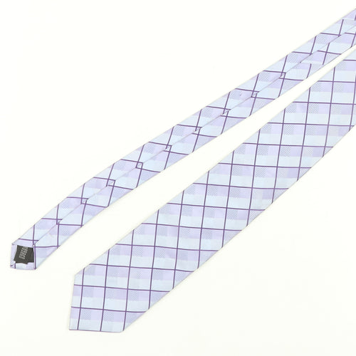 Van Heusen Men's Purple Check Tie
