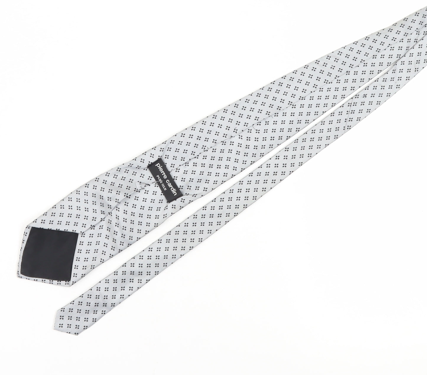 Pierre Cardin Men's White Silk Designer Tie