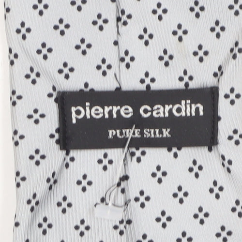 Pierre Cardin Men's White Silk Designer Tie