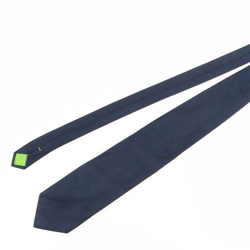 Daniel Hechter Men's Blue Slim Silk Tie - One Size