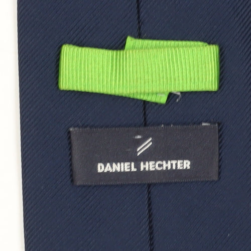 Daniel Hechter Men's Blue Slim Silk Tie - One Size