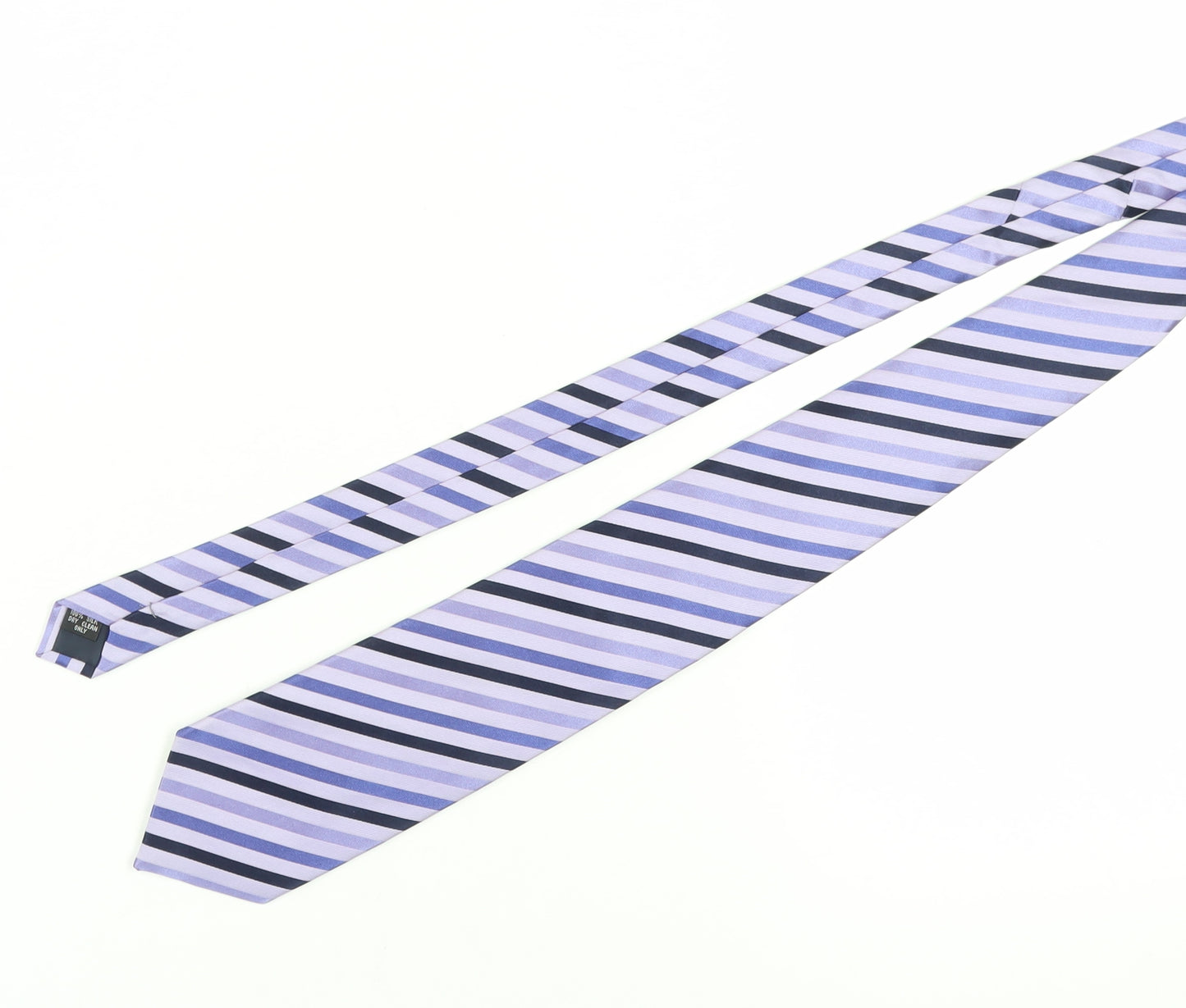 Dehavilland Men's Purple Striped Silk Tie