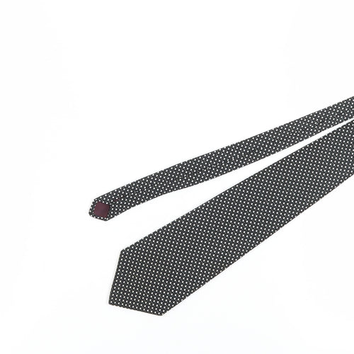 Austin Reed Men's Black Geometric Polyester Tie