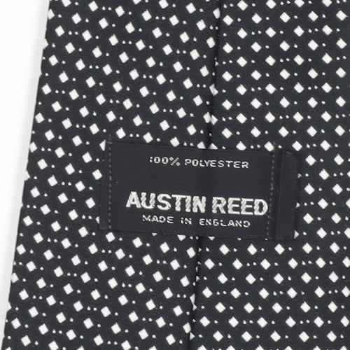 Austin Reed Men's Black Geometric Polyester Tie