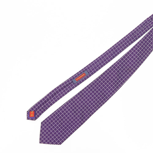 Austin Reed Men's Silk Purple Geometric Classic Tie