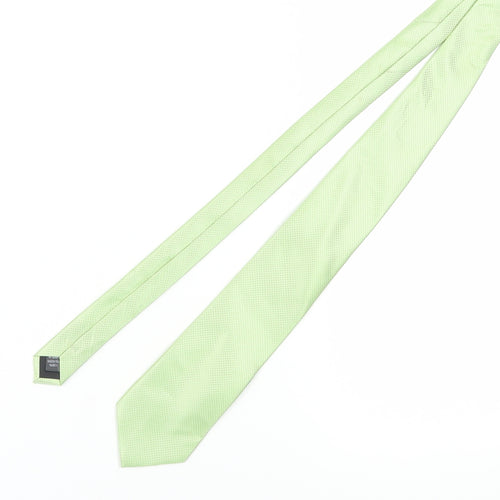 Thomas Nash Men's Green Geometric Polyester Tie